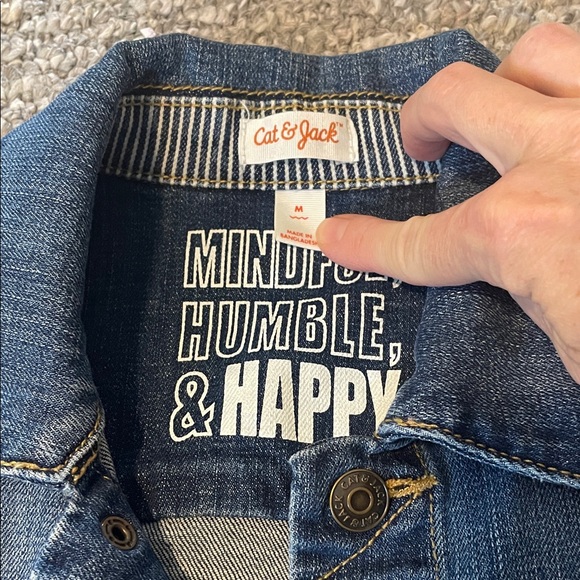 Girls Cat & Jack Denim Jacket - Picture 3 of 8